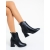 Botine dama cu toc negre din piele ecologica Aisha, 4 - Kalapod.net