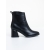 Botine dama cu toc negre din piele ecologica Aisha, 5 - Kalapod.net