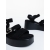 Sandale dama cu platforma negre din material textil Hozana, 6 - Kalapod.net Sandale dama cu platforma negre din material textil Hozana, 6 - Kalapod.net