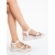 Sandale dama  cu platforma bej din piele ecologica Adasa, 4 - Kalapod.net Sandale dama  cu platforma bej din piele ecologica Adasa, 4 - Kalapod.net