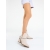 Botine dama cu toc bej din material textil Dampera - Kalapod.net