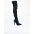 Cizme dama cu toc negre din material textil Solena, 5 - Kalapod.net