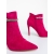 Botine dama cu toc roz din material textil Inara, 6 - Kalapod.net