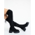 Cizme dama negre din material textil Vrinda, 3 - Kalapod.net