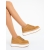 Pantofi sport dama camel din material textil Erana - Kalapod.net