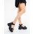Sandale dama cu platforma negre din piele ecologica Dazana - Kalapod.net Sandale dama cu platforma negre din piele ecologica Dazana - Kalapod.net