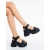 Sandale dama cu platforma negre din piele ecologica Dazana, 4 - Kalapod.net Sandale dama cu platforma negre din piele ecologica Dazana, 4 - Kalapod.net