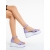 Sandale dama cu platforma mov din piele ecologica Pandara - Kalapod.net Sandale dama cu platforma mov din piele ecologica Pandara - Kalapod.net