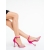 Sandale dama cu toc fucsia  din material textil Corey, 3 - Kalapod.net Sandale dama cu toc fucsia  din material textil Corey, 3 - Kalapod.net