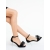 Sandale dama cu toc negre din material textil Lyanna, 4 - Kalapod.net
