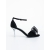 Sandale dama cu toc negre din material textil Lyanna, 5 - Kalapod.net