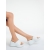 Papuci dama cu platforma albi din piele ecologica Myrtle, 3 - Kalapod.net