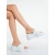 Papuci dama cu platforma albi din piele ecologica Myrtle, 4 - Kalapod.net