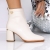 Botine dama cu toc bej din piele ecologica Forona, 2 - Kalapod.net
