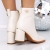 Botine dama cu toc bej din piele ecologica Forona, 4 - Kalapod.net