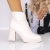 Botine dama cu toc bej din piele ecologica Davara, 5 - Kalapod.net