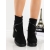 Botine dama cu toc negre din material textil Onyva, 4 - Kalapod.net