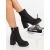 Botine dama cu toc negre din material sintetic Ayona, 3 - Kalapod.net