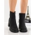 Botine dama cu toc negre din material sintetic Ayona, 4 - Kalapod.net