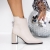 Botine dama cu toc bej din piele ecologica Onaha, 2 - Kalapod.net