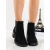 Botine dama cu toc negre din material textil Onava, 4 - Kalapod.net