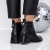 Botine dama cu toc negre din piele ecologica Navira, 4 - Kalapod.net