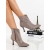 Botine dama cu toc bej inchis din material sintetic Ondora, 3 - Kalapod.net