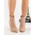 Botine dama cu toc bej din material textil Aleona, 4 - Kalapod.net