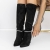 Cizme dama cu toc negre din material textil Esada, 2 - Kalapod.net