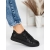 Pantofi sport dama negri din material sintetic Ekora, 2 - Kalapod.net