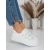Pantofi sport dama albi din material sintetic Ekora, 2 - Kalapod.net