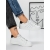 Pantofi sport dama albi cu negru din piele ecologica Fatinza, 2 - Kalapod.net