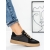 Pantofi sport dama  negru cu bej din piele ecologica Veida, 3 - Kalapod.net