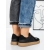 Pantofi sport dama  negru cu bej din piele ecologica Veida, 5 - Kalapod.net