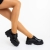 Pantofi casual dama negri din piele ecologica lacuita Rhodia, 3 - Kalapod.net