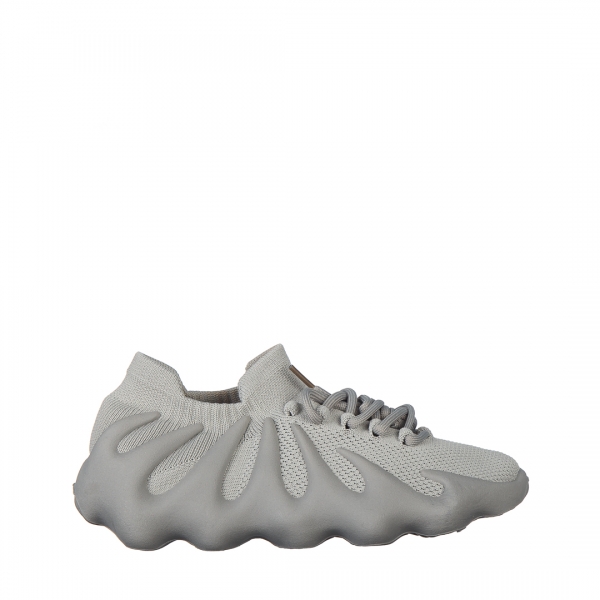 Pantofi sport dama gri din material textil Dioma, 2 - Kalapod.net