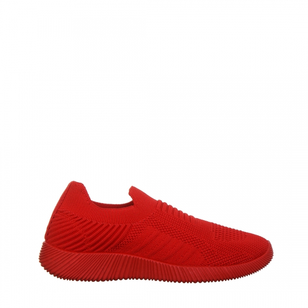 Pantofi sport copii rosii din material textil Luna, 2 - Kalapod.net
