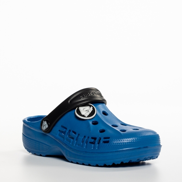 Papuci copii albastri inchis din material sintetic Harvey - Kalapod.net