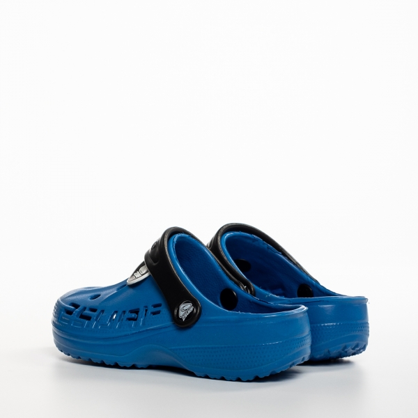 Papuci copii albastri inchis din material sintetic Harvey, 3 - Kalapod.net
