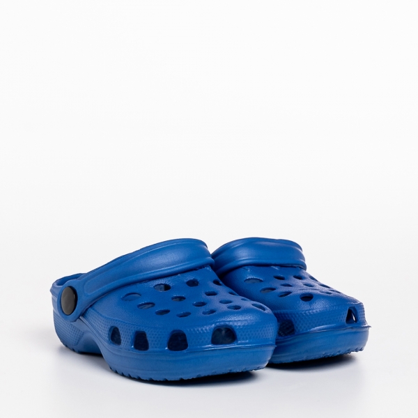 Papuci copii albastri din material sintetic Gigi - Kalapod.net