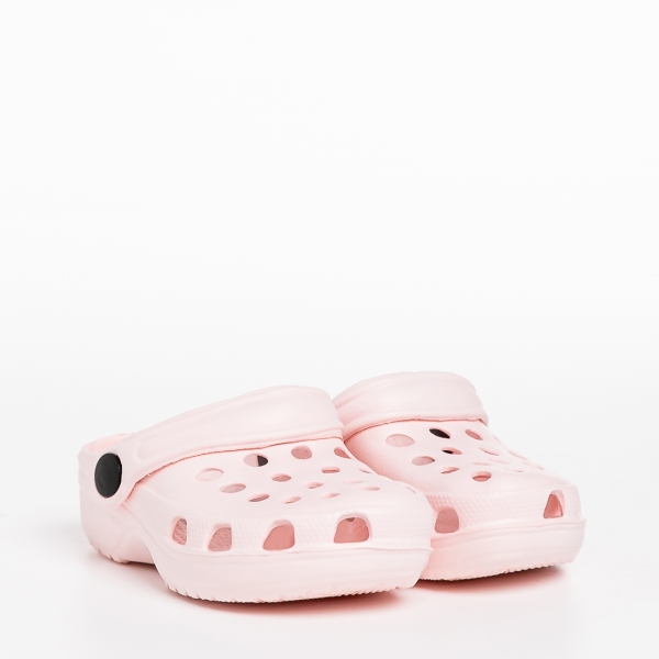 Papuci copii roz din material sintetic Gigi - Kalapod.net