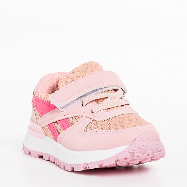 Pantofi sport copii roz din material textil Venetta - Kalapod.net