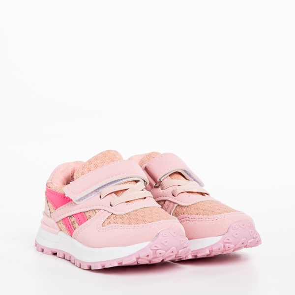 Pantofi sport copii roz din material textil Venetta, 3 - Kalapod.net