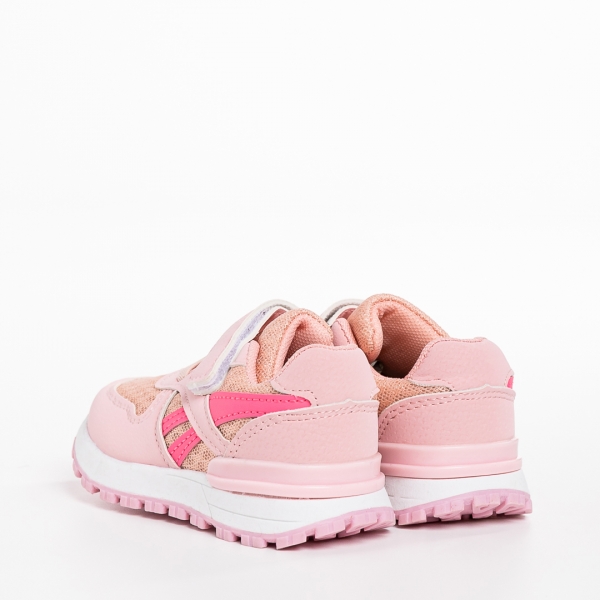 Pantofi sport copii roz din material textil Venetta, 4 - Kalapod.net