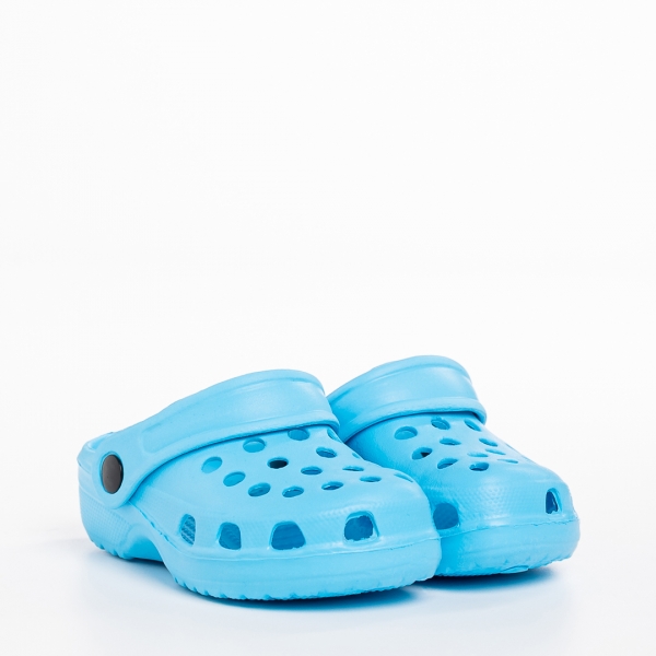 Papuci copii albastri din material sintetic Ocean - Kalapod.net