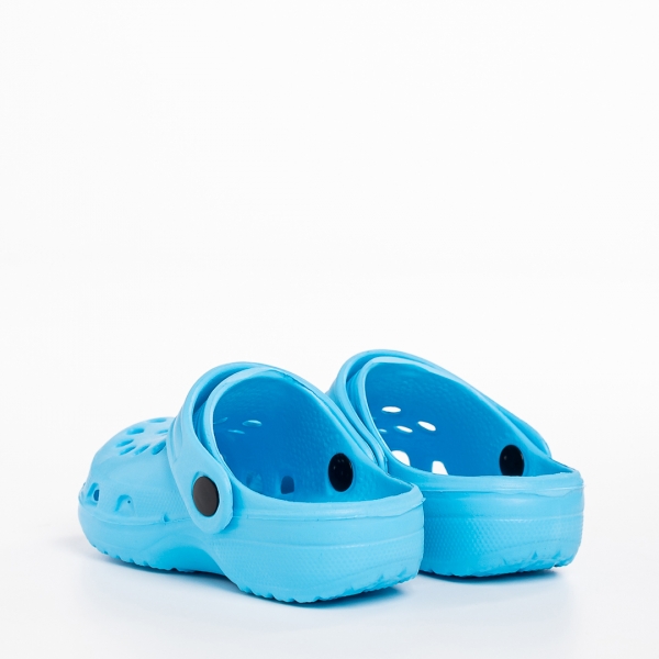 Papuci copii albastri din material sintetic Ocean, 4 - Kalapod.net