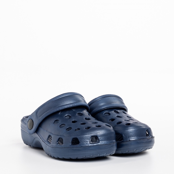 Papuci copii albastri din material sintetic Ocean - Kalapod.net