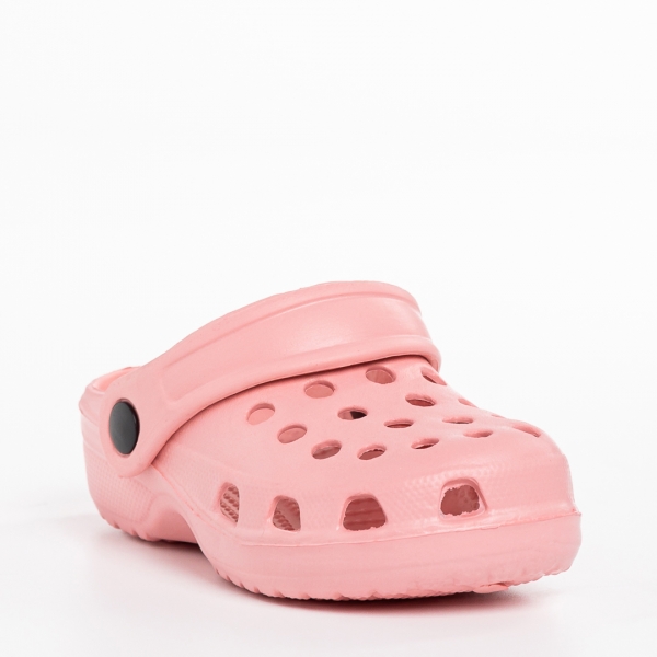 Papuci copii roz din material sintetic Ocean, 3 - Kalapod.net