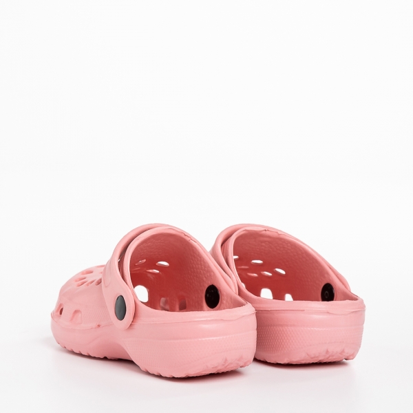 Papuci copii roz din material sintetic Ocean, 4 - Kalapod.net