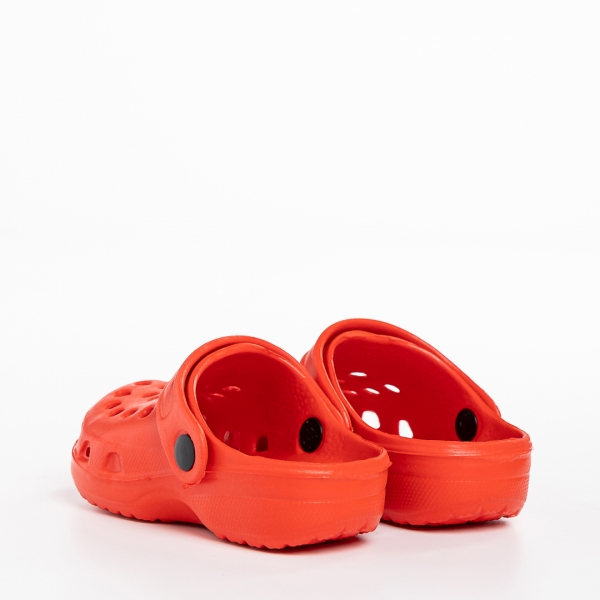 Papuci copii rosii din material sintetic Ocean, 4 - Kalapod.net